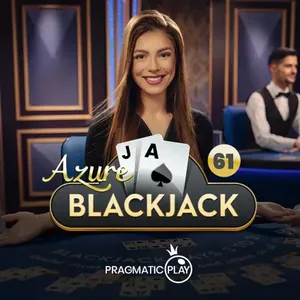Azure Blackjack live game at Gambiva Casino