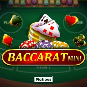Mini Baccarat live game at Gambiva Casino