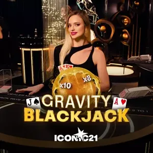 Gravity Blackjack live game at Gambiva Casino