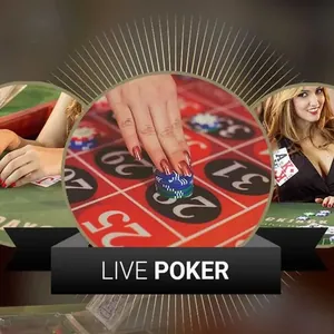 Live Caribbean Poker live game at Gambiva Casino
