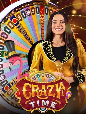 Crazy Time live game show at Gambiva Casino